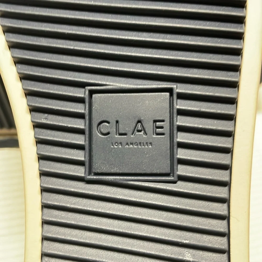 CLAE MALONE - Navy Malone Leather Sneakers - Picture 9 of 10